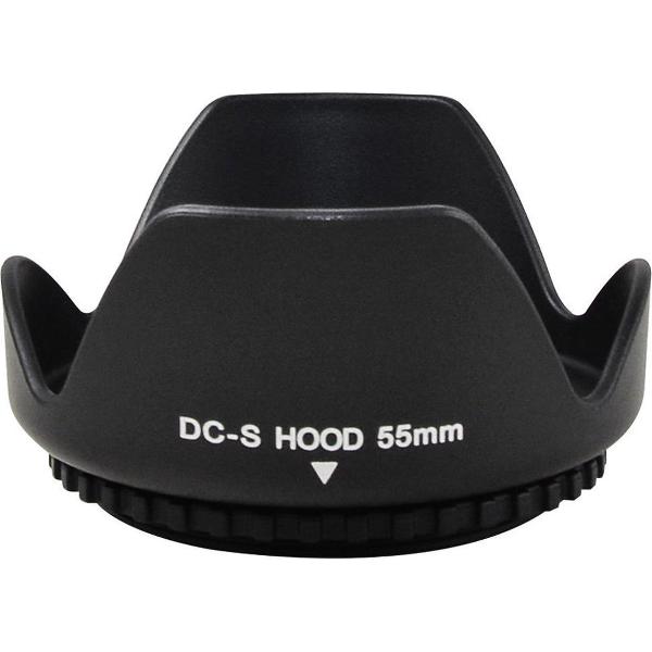 55mm Kunststof Universele Tulp Zonnekap / Flower shaped Lenshood