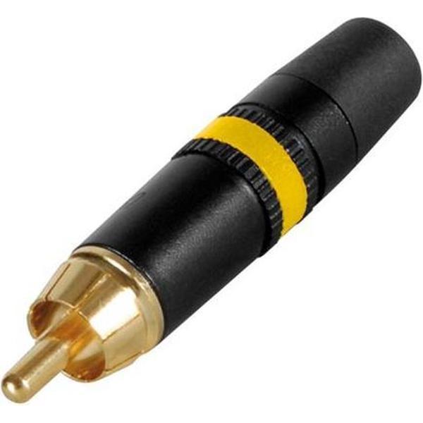 Rca-Stekker - Verguld - Gele Ring