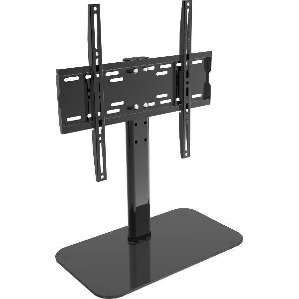 Universele TV Voet Standaard - 32-55 Inch - TV Meubel Tafel Steun - Staander In Hoogte Verstelbaar - Zwart