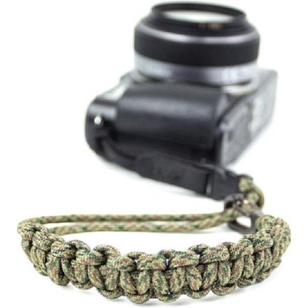 DSPTCH Braided Camera Wrist Strap Digi Camo/Gunmetal