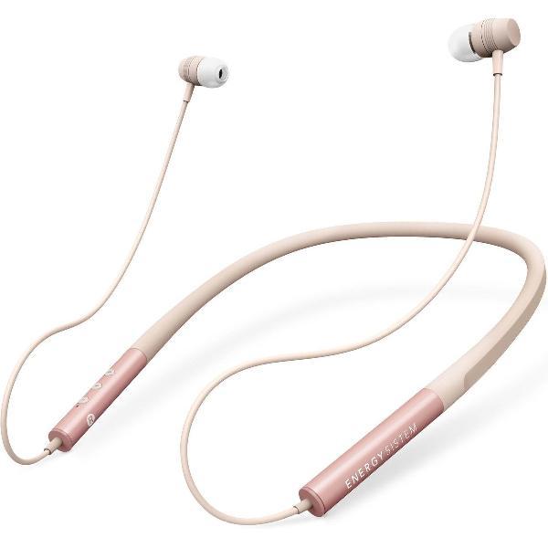 Energy Sistem 445608 hoofdtelefoon/headset Neckband Roségoud