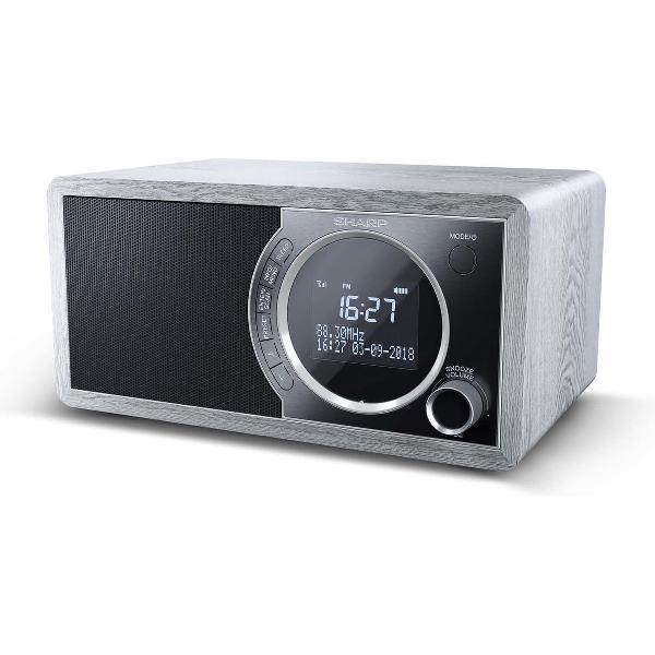 Sharp DR-450(GR) DAB+ - FM radio - Bluetooth - grijs