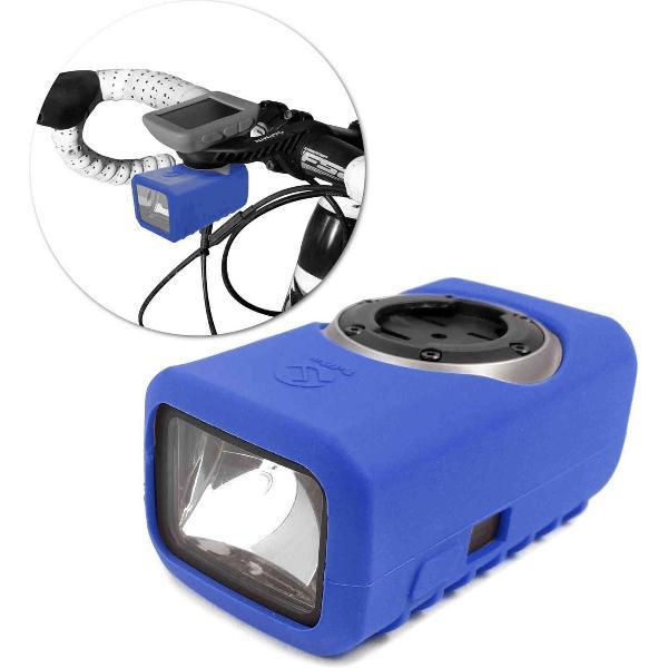 Tuff-Luv Silicone Gel bescherm hoes voor Garmin Varia Light- Blauw