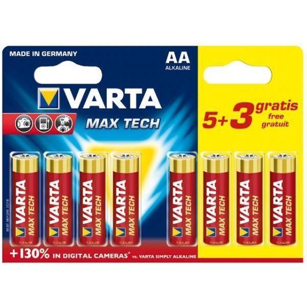Varta Max Tech AA Wegwerpbatterij Alkaline