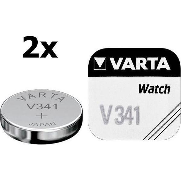 2 Stuks - Varta V341 11mAh 1.55V knoopcel batterij