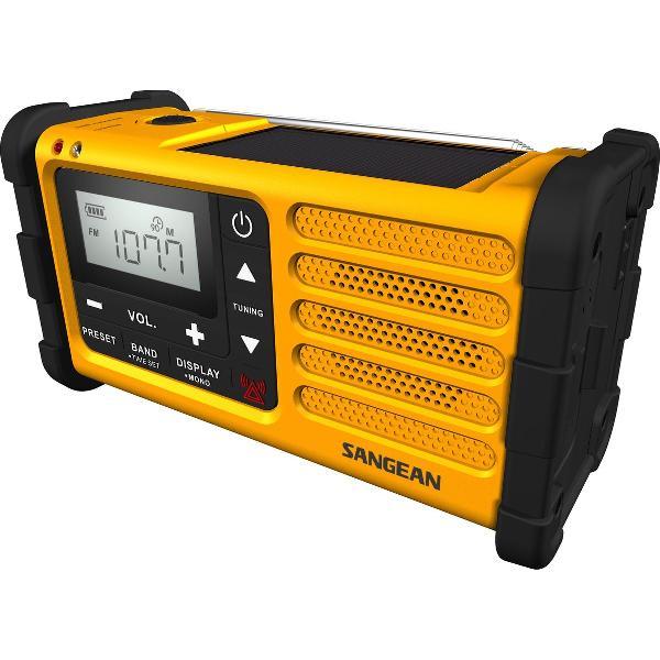 Sangean Survivor M8 - MMR-88 - Noodradio, AM/FM, zonnepaneel - Geel