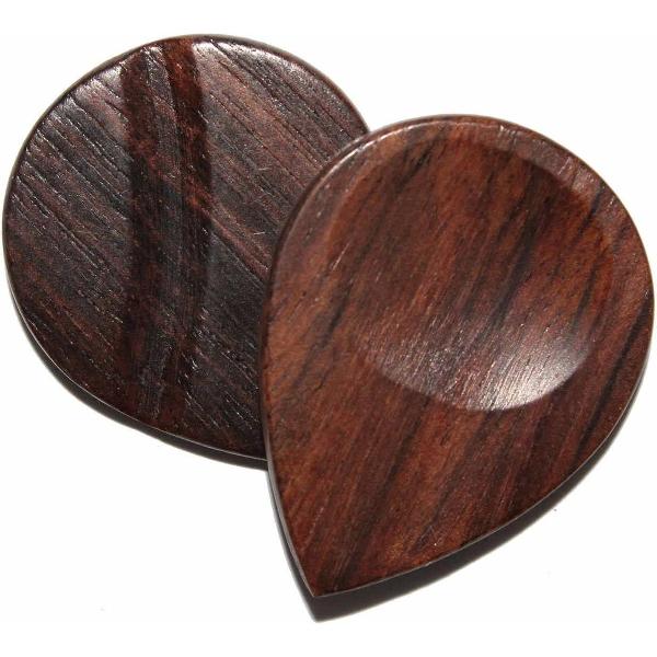 Palissander houten Jazz plectrum 2-pack 3.00 mm