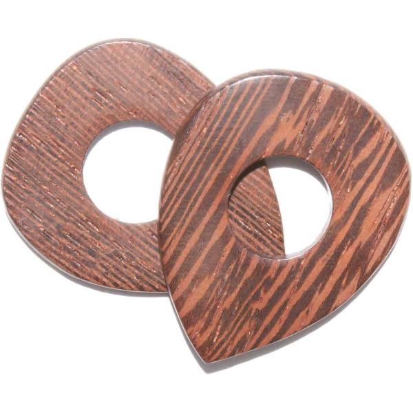 Wenge houten 2-pack plectrum 2.50 mm