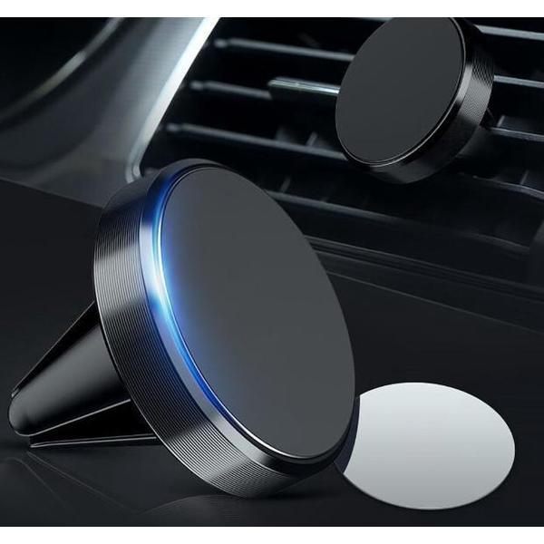 Universele Magneet Telefoon Houder - voor in de auto - Ventilatierooster - Navigatie - Zwart