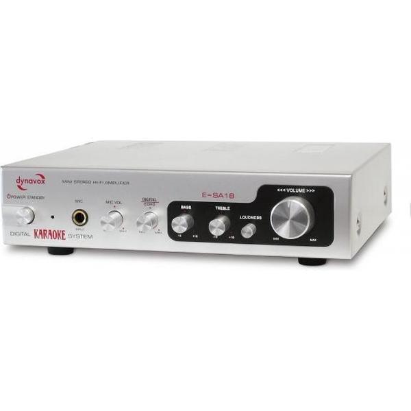 Dynavox E-SA18 2.0 Bedraad Zilver audio versterker