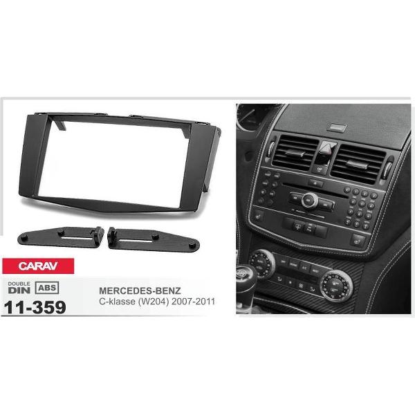 2-DIN MERCEDES-BENZ C-klasse (W204) 2007-2011 afdeklijst / installatiekit Audiovolt 11-359
