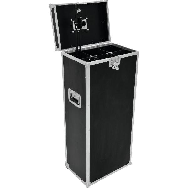 ROADINGER Microfoonstatief Flightcase – Voor 6x microfoon Standaard