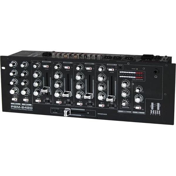 Hill audio - Stereo Mixer V1/ 2M|4S 4U - Zwart -ALVStore B.V.