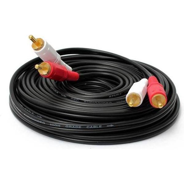 TULP KABEL 5 meter Audio verlengkabel