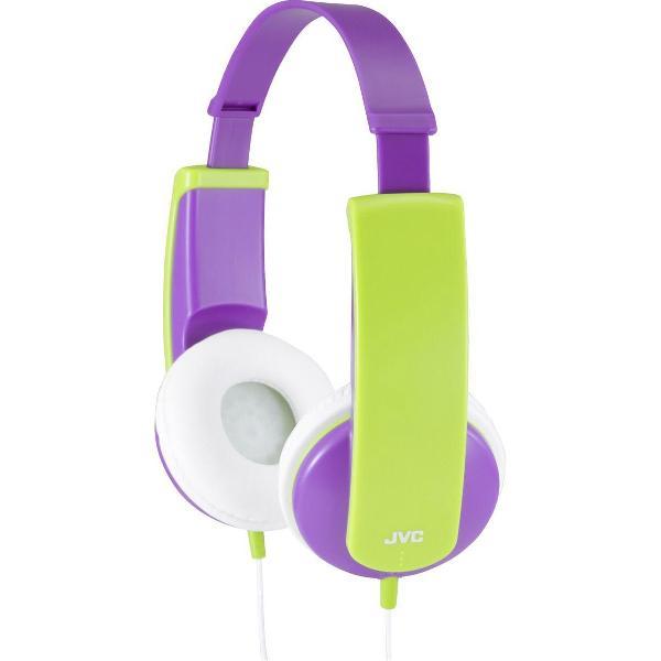 JVC HA-KD5 - On-ear kinder koptelefoon - Paars/Groen