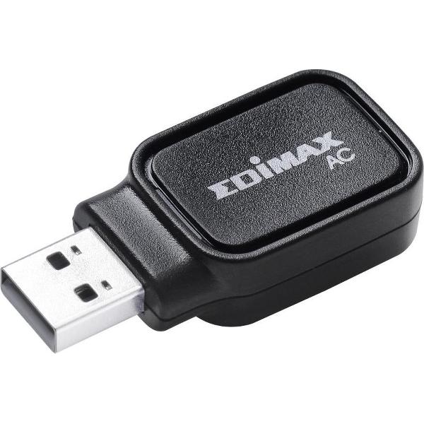 Edimax EW-7611UCB Ac600 Dual-band wi-fi & bluetooth 4.0 adapter [USB, 80211ac, 600Mbps, Black]