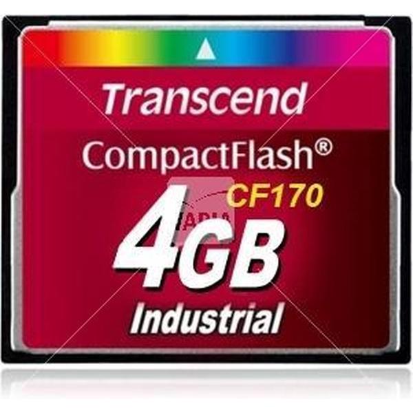 Transcend TS4GCF170 flashgeheugen 4 GB CompactFlash Klasse 6