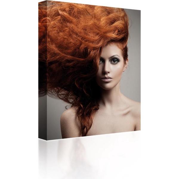 Sound Art - Canvas + Bluetooth Speaker Lady With Red Hair (23 x 28cm)