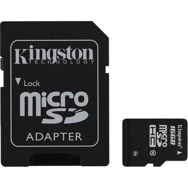 Kingston Technology microSDHC Class 10 UHS-I Card 16GB flashgeheugen Klasse 10