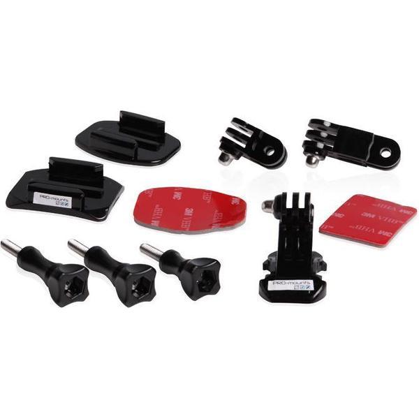 PRO-mounts Front & Side Mount + GRATIS Camera Adapter & Rugzak