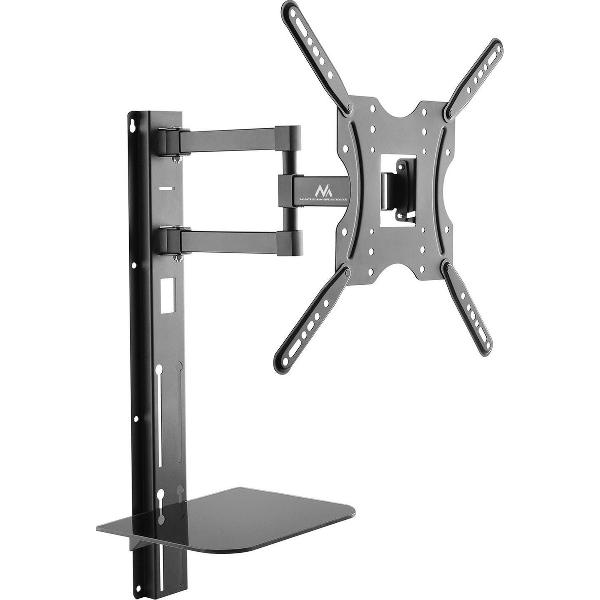 Maclean Brackets - TV Muurbeugel met plank DVD 30 kg 32