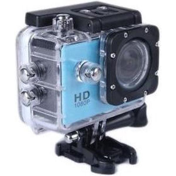 Action Sports Camera 4K Ultra HD Waterproof - Blauw