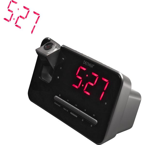 Denver CRP-618 - Wekkerradio met projectie - Zwart