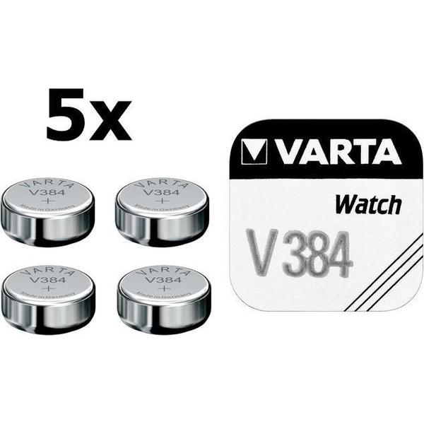 5 Stuks - Varta V384 38mAh 1.55V knoopcel batterij