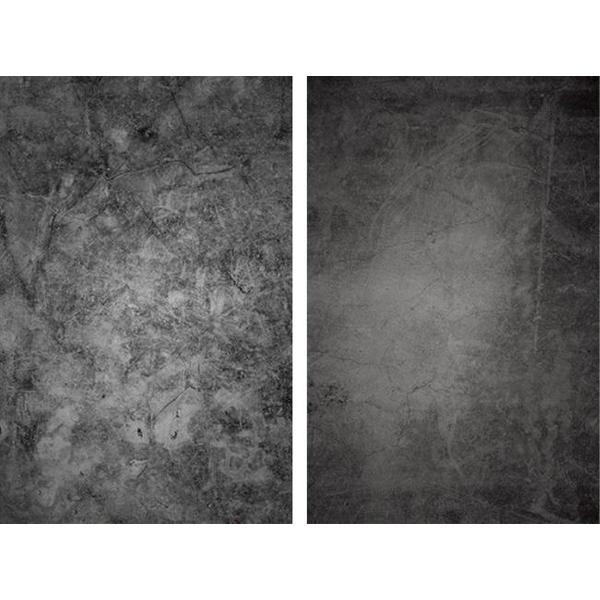 DW4Trading® Vinyl achtergrond dubbelzijdig voor food fotografie marmer donker