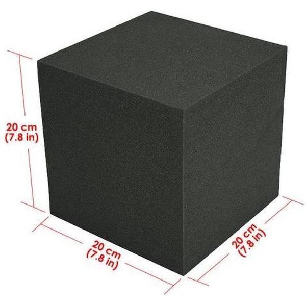Akoestisch Studioschuim, Geluidsdemping panelen, Bass Trap Cube Corner Block - 20 X 20 X 20 cm, 1 stuk