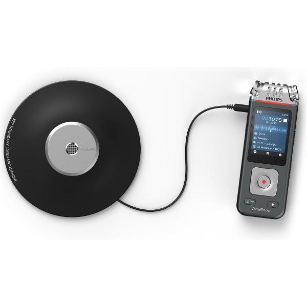 Philips Voice Tracer DVT8110/00 dictaphone Flashkaart Antraciet, Chroom