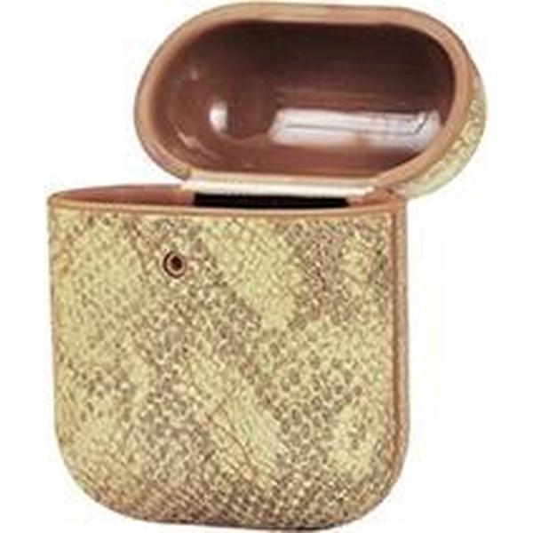 TERRATEC AirBox beschermhoesje voor AirPods Snake Skin Pattern Bruin