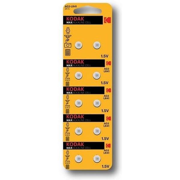 Kodak AG3 LR41 392 192 Alkaline 10 stuks