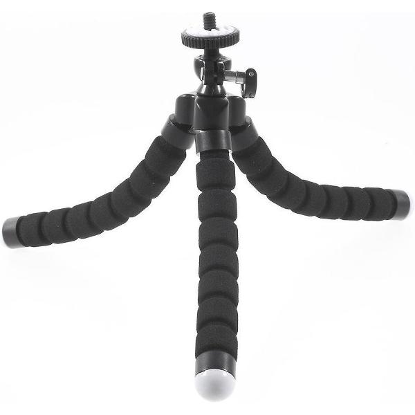 Shop4 - GoPro Max Tripod - met Flexibele Poten Zwart