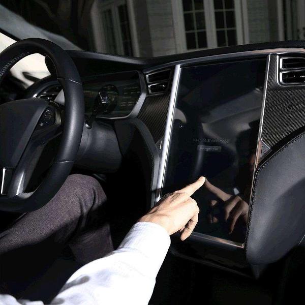 Tesla screen protector navigatie/touch -paneel. Model S en X - 17 inch
