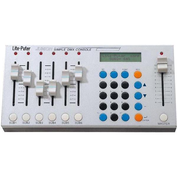 HQ Power 6-channel DMX dimming console afstandsbediening Bedraad
