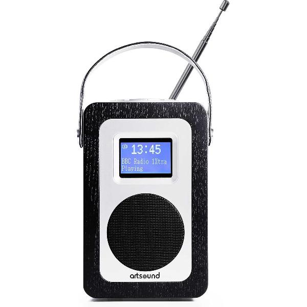 ArtSound R3B, portable radio, FM/DAB+, zwart