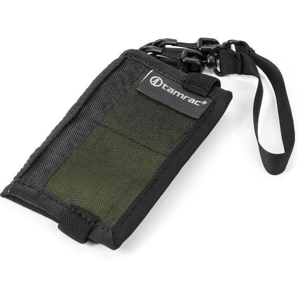 Tamrac Goblin Wallet SD6 geheugenkaartdoosje 6 kaarten Nylon Zwart, Groen