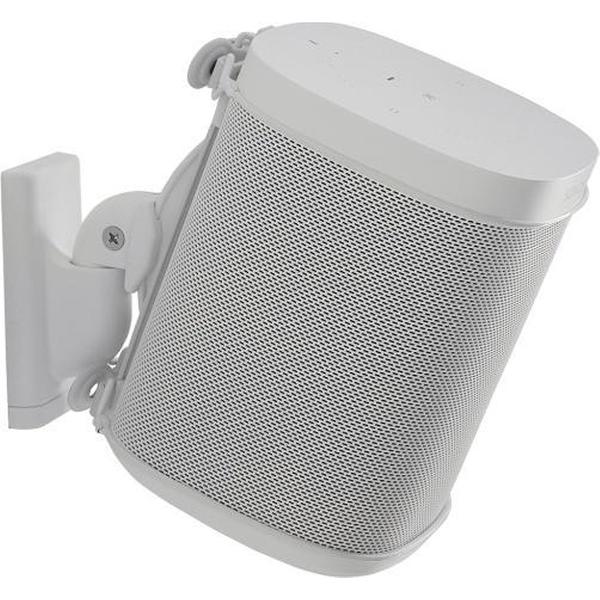 Sanus muurbeugel verstelbaar voor Sonos ONE, ONE SL & Play:1&3 - Wit
