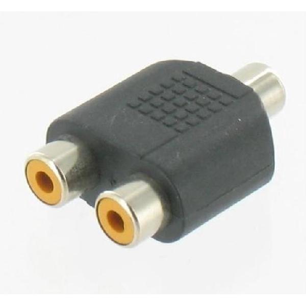 RCA Female naar 2x RCA Female (Tulp Splitter)