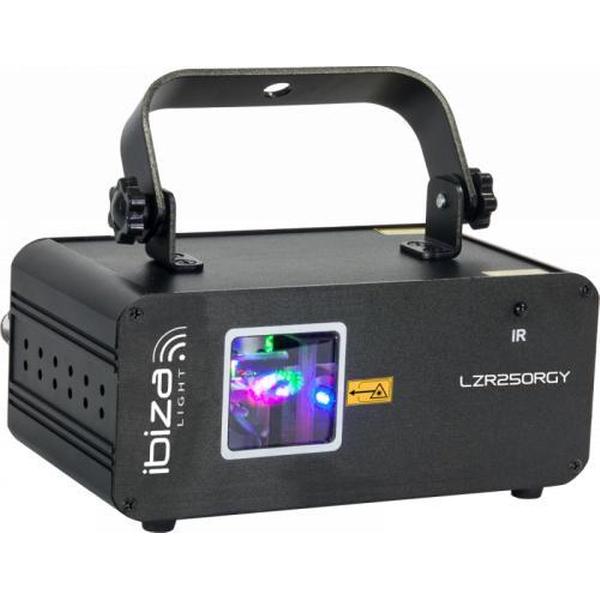 Ibiza Light - LZR250RGY | Rood-groen-gele laser 250mw