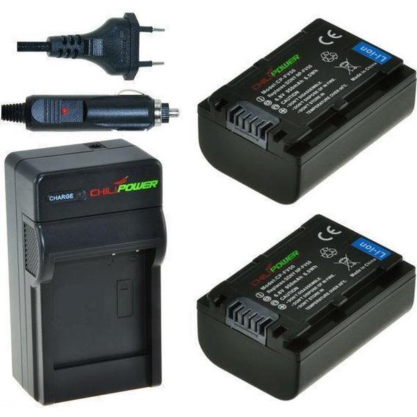 ChiliPower NP-FV30 / NP-FV50 Sony Kit - Camera Batterij Set