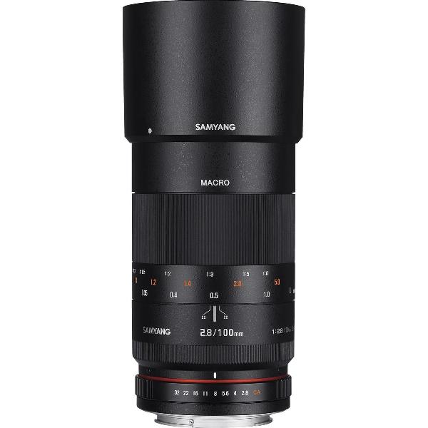 Samyang 100mm F2.8 ED UMC Macro - Prime lens - geschikt voor Canon EF Spiegelrelfexcamera's