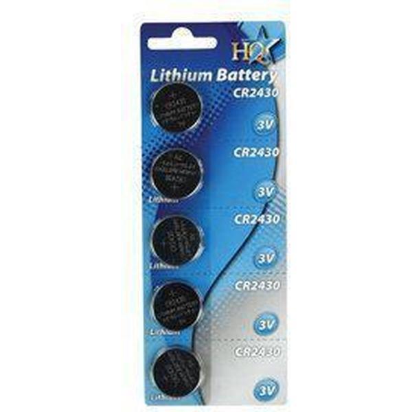 HQ, CR2430 Lithium Batterij 3 V - 5 stuks