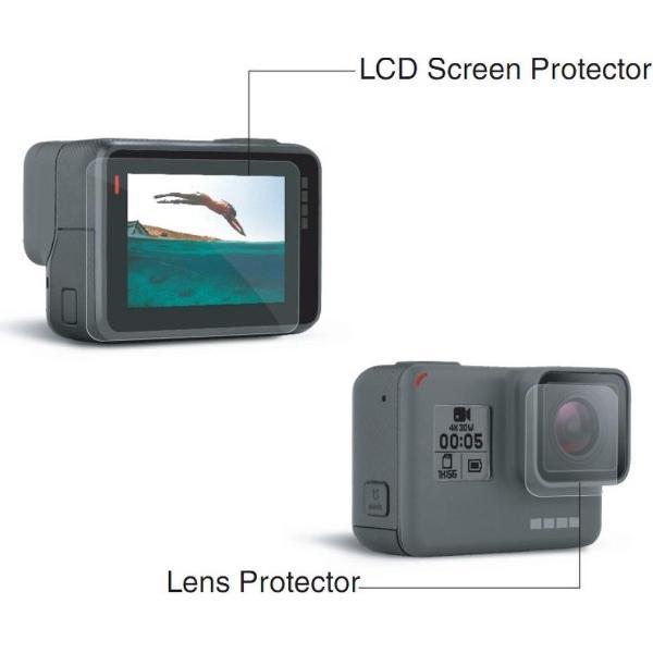 PRO SERIES LCD Screenprotector + Lens Screenprotector voor GoPro Hero