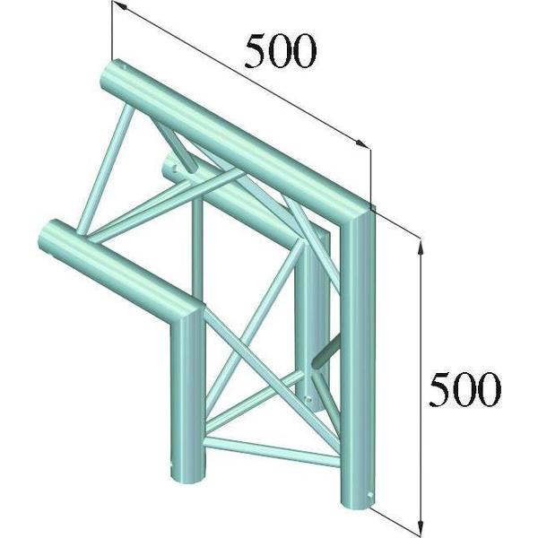 ALUTRUSS TRILOCK E-GL33 C-24 2-Way Corner 90° /