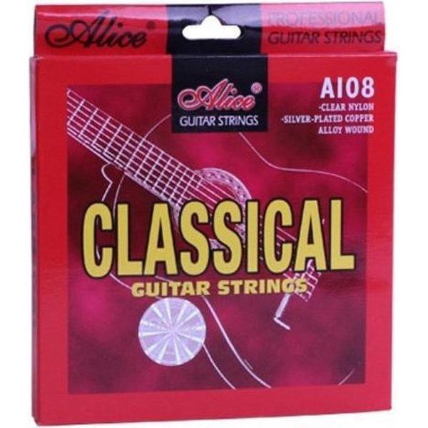 Premium Gitaarsnaren Set - Klassieke Gitaar - Nylon & Verzilverd Koper Snaren