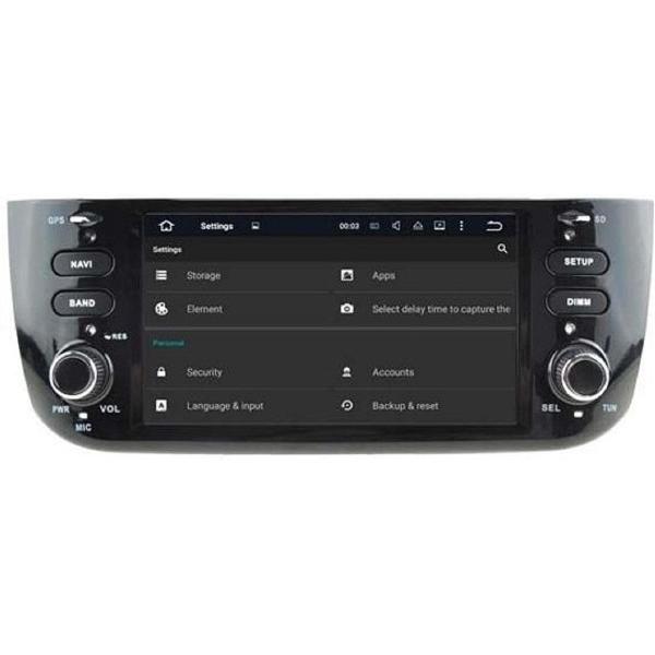Android 10 navigatie Fiat Punto carkit usb dab+ touchscreen