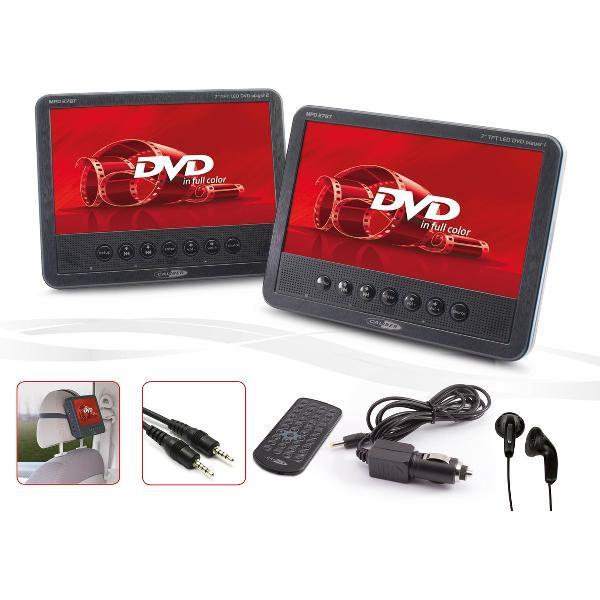 Caliber MPD278T - Portable DVD speler - 2x 7 Inch - 2x DVD speler - Zwart