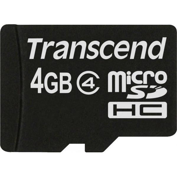 Transcend 4GB Micro SDHC Class 4